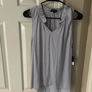 Dressy Vera Vera Wang silver gray sleeveless top